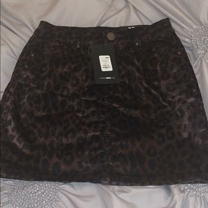 Cheetah Print Mini Skirt